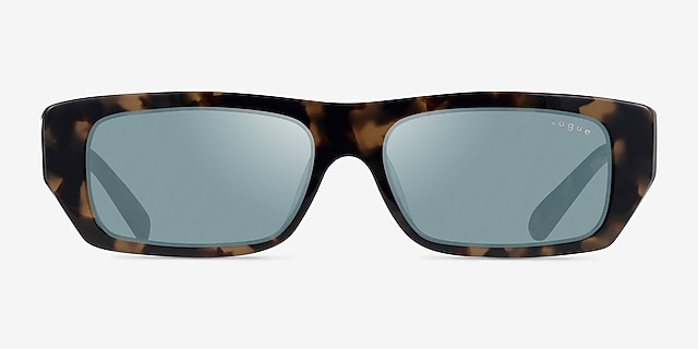 Vogue Eyewear VO5657SU Beige Tortoise AcetateSunglass Frames from EyeBuyDirect, Front View