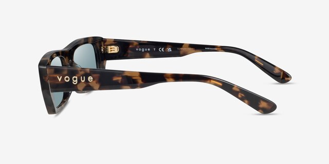 Vogue Eyewear VO5657SU Beige Tortoise AcetateSunglass Frames from EyeBuyDirect, Side View