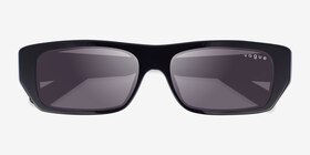 Vogue Eyewear VO5657SU Noir Acétate Soleil de Lunette de vue d'EyeBuyDirect, Vue Rapprochée