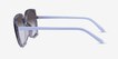 Vogue Eyewear VO5684SD Transparent Lilac Alternative MaterialsSunglass Frames from EyeBuyDirect, Side View