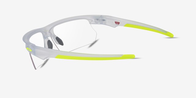 Oakley Bisphaera Matte Clear Eco-friendlySunglass Frames from EyeBuyDirect, Side View