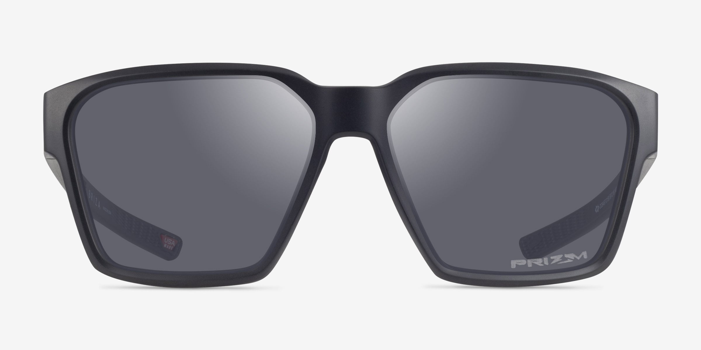 Oakley Briza - Square Matte Black Frame Sunglasses For Men