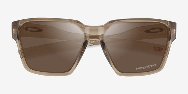 Oakley Briza Polished Sepia Eco-friendlySunglass Frames from EyeBuyDirect, Closed View