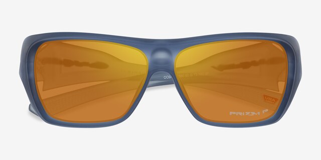 Oakley Chaminade Matte Transparent Abyss PlasticSunglass Frames from EyeBuyDirect, Closed View