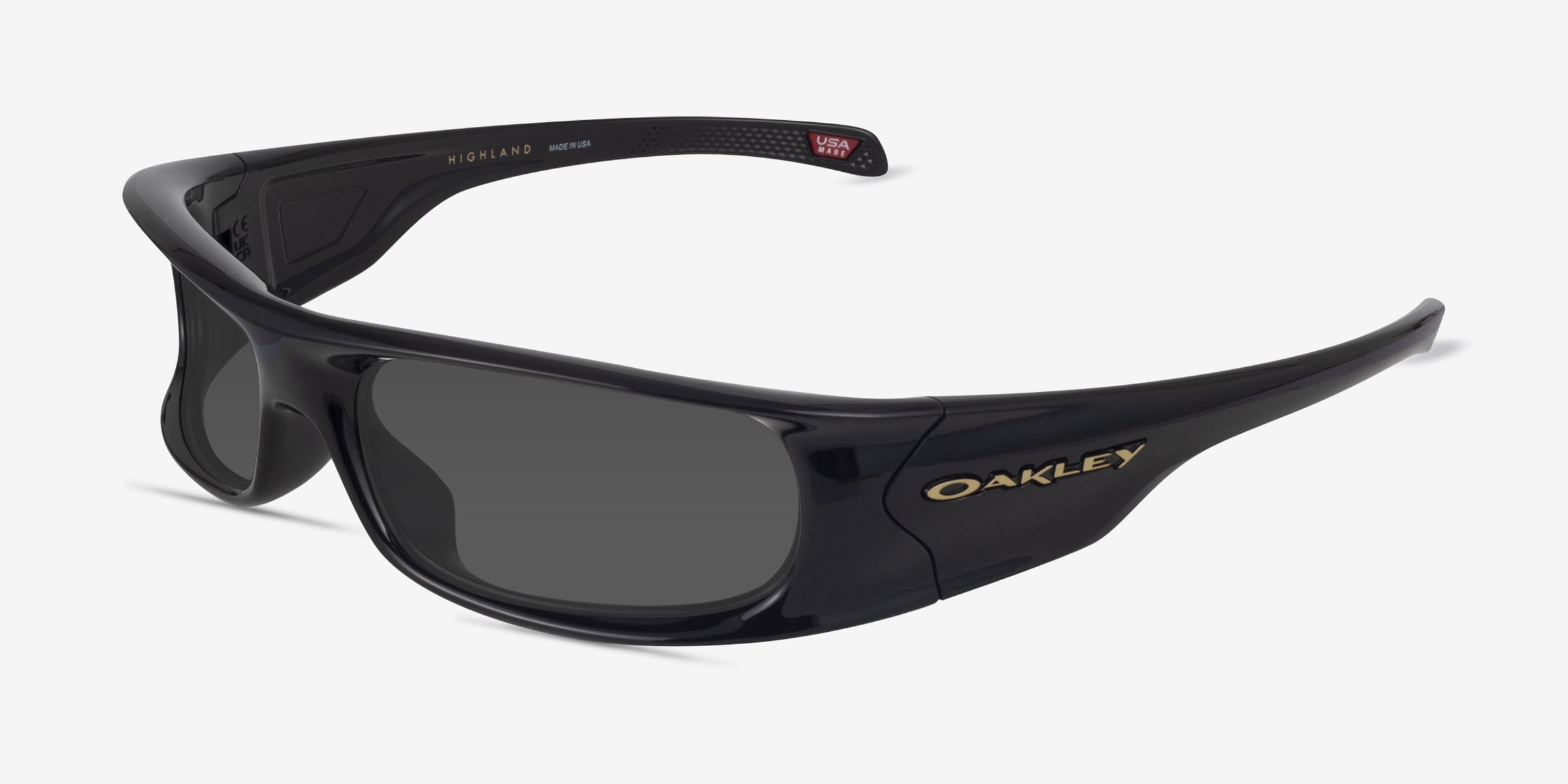 Oakley Highland - Rectangle Crystal Black Frame Prescription