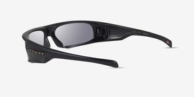 Oakley Highland Noir Éco-responsable Soleil de Lunette de vue d'EyeBuyDirect, Vue de Côté