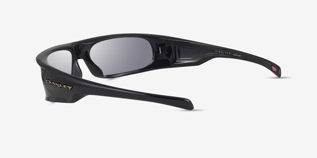 Oakley Highland Black Eco-friendlySunglass Frames from EyeBuyDirect, Side View