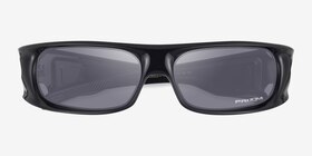 Oakley Highland Noir Éco-responsable Soleil de Lunette de vue d'EyeBuyDirect, Vue Rapprochée