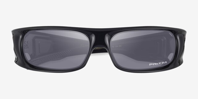 Oakley Highland Black Eco-friendlySunglass Frames from EyeBuyDirect, Closed View