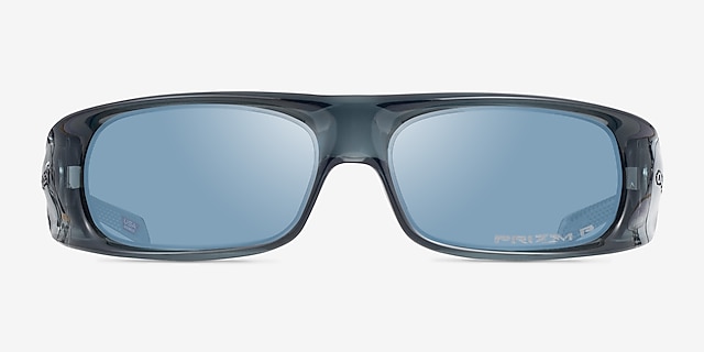 Oakley Highland Crystal Black Éco-responsableSoleil de Lunette de vue d'EyeBuyDirect, Vue de Face