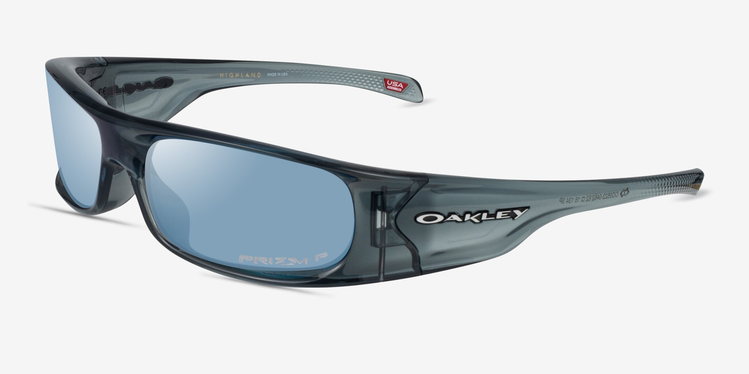 Oakley Highland - Rectangle Crystal Black Frame Prescription
