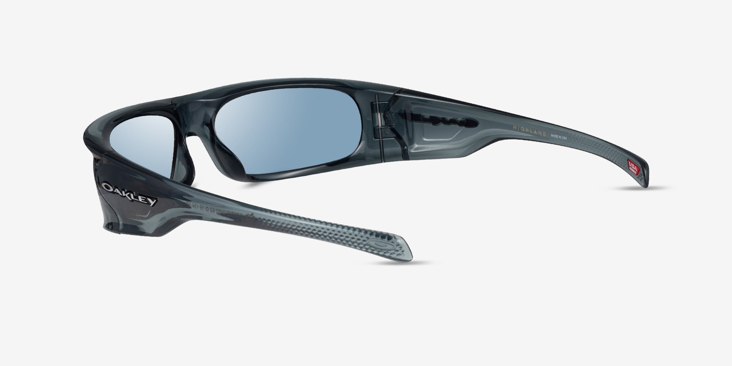 Oakley Highland - Rectangle Black Frame Prescription Sunglasses