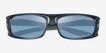 Oakley Highland Crystal Black Alternative MaterialsSunglass Frames from EyeBuyDirect, Closed View
