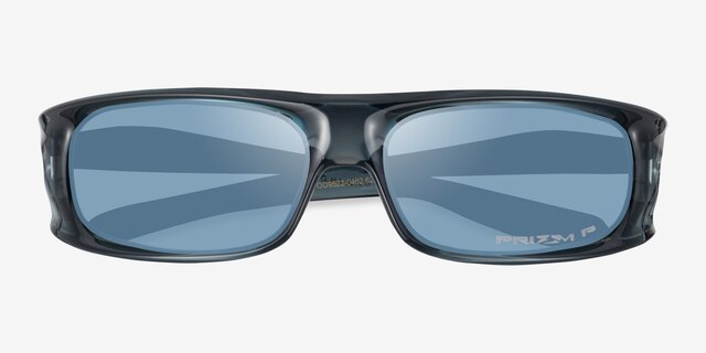 Oakley Highland Crystal Black Éco-responsableSoleil de Lunette de vue d'EyeBuyDirect, Vue Rapprochée