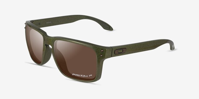 Oakley OO9244 Holbrook Fern Spacedust Eco-friendlySunglass Frames from EyeBuyDirect, Angle View