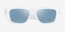Oakley Instagator Matte White Eco-friendlySunglass Frames from EyeBuyDirect, Closed View
