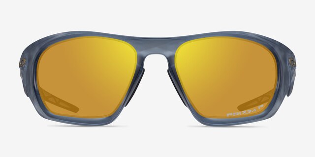 Oakley Lateralis Matte Transparent Abyss PlastiqueSoleil de Lunette de vue d'EyeBuyDirect, Vue de Face