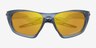 Oakley Lateralis Matte Transparent Abyss PlasticSunglass Frames from EyeBuyDirect, Closed View