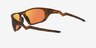 Oakley Lateralis Matte Dark Amber PlastiqueSoleil de Lunette de vue d'EyeBuyDirect, Vue de Côté