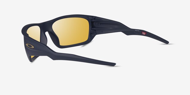 Oakley Masseter Matte Abyss PlasticSunglass Frames from EyeBuyDirect, Side View