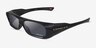 Oakley Permian Black Eco-friendlySunglass Frames from EyeBuyDirect, Angle View