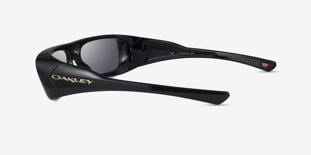 Oakley Permian Black Eco-friendlySunglass Frames from EyeBuyDirect, Side View