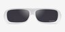 Oakley Permian Pearl White Eco-friendlySunglass Frames from EyeBuyDirect, Front View