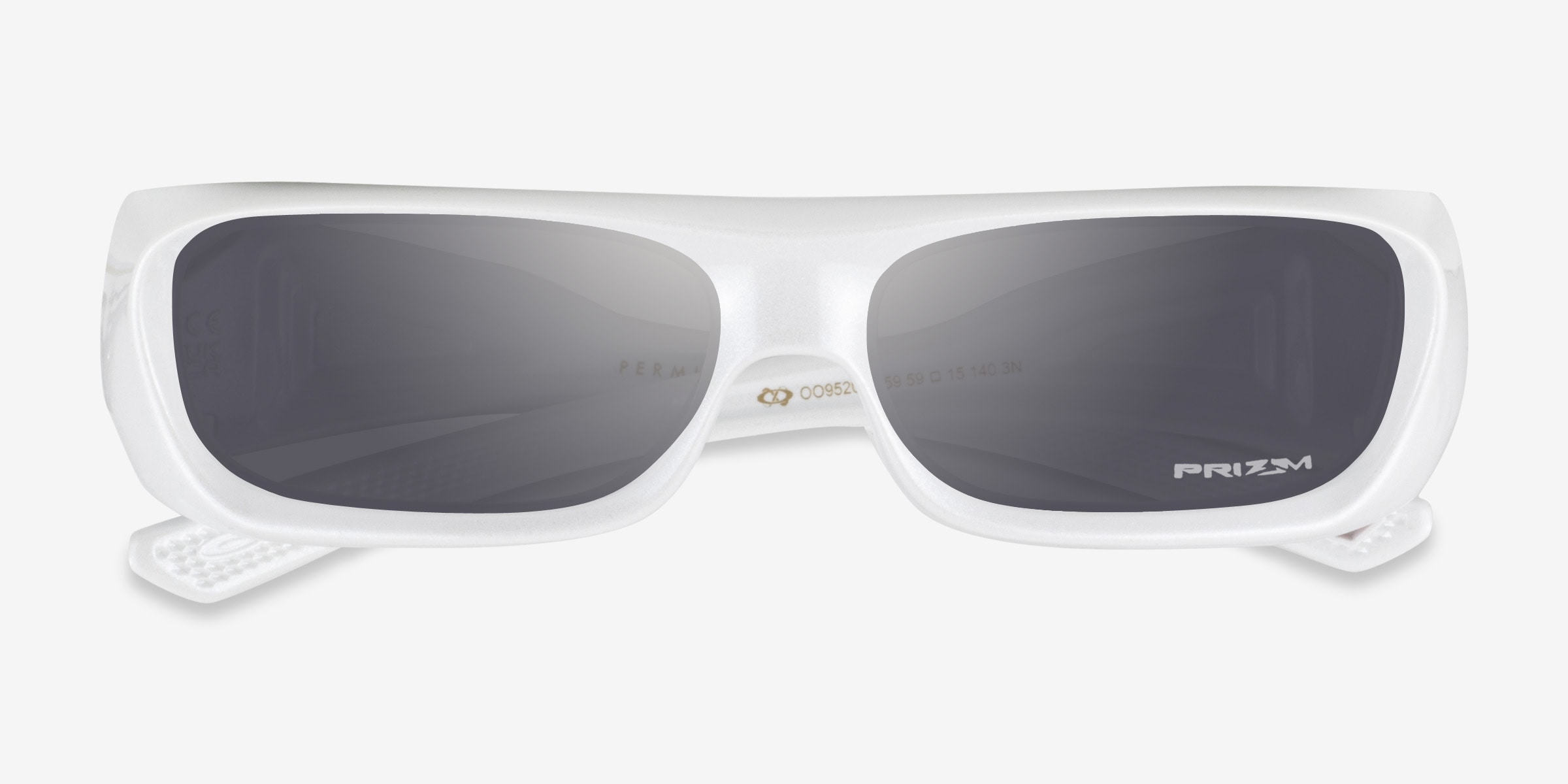 Oakley Permian - Rectangle Pearl White Frame Prescription