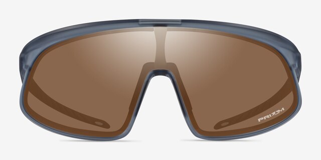 Oakley Rslv Matte Transparent Abyss PlastiqueSoleil de Lunette de vue d'EyeBuyDirect, Vue de Face