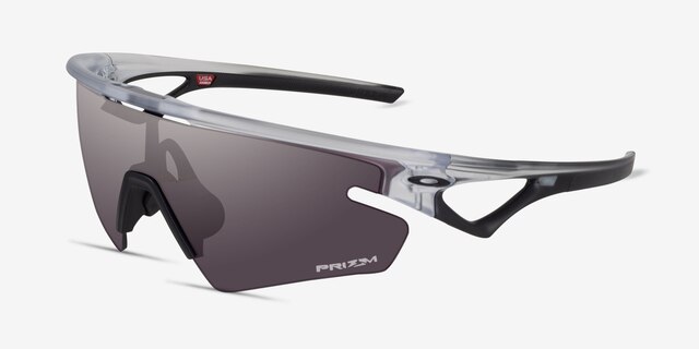 Oakley Sphaera Matte Clear PlasticSunglass Frames from EyeBuyDirect, Angle View