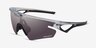Oakley Sphaera Matte Clear PlasticSunglass Frames from EyeBuyDirect, Angle View