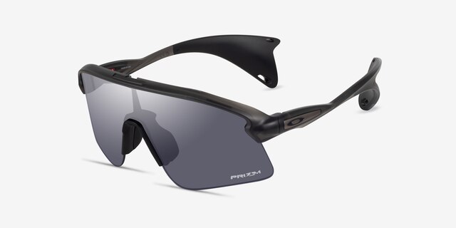 Oakley OO9518 Stunt Devil Gray Smoke PlasticSunglass Frames from EyeBuyDirect, Angle View