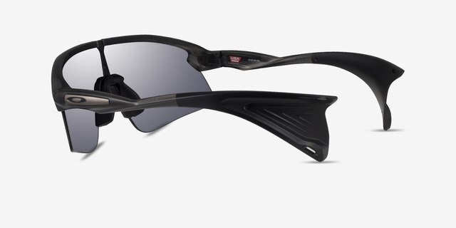 Oakley OO9518 Stunt Devil Gray Smoke PlasticSunglass Frames from EyeBuyDirect, Side View