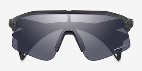 Oakley OO9518 Stunt Devil Gray Smoke Plastique Soleil de Lunette de vue d'EyeBuyDirect, Vue Rapprochée