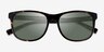 Coach HC8283U L1119 Écaille Noire AcétateSoleil de Lunette de vue d'EyeBuyDirect, Vue Rapprochée