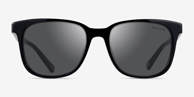 Coach HC8313U C2095 Noir AcétateSoleil de Lunette de vue d'EyeBuyDirect, Vue de Face
