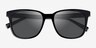 Coach HC8313U C2095 Noir AcétateSoleil de Lunette de vue d'EyeBuyDirect, Vue Rapprochée