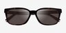 Coach HC8328U C6196 Écaille Noire AcétateSoleil de Lunette de vue d'EyeBuyDirect, Vue Rapprochée