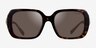 Coach HC8329U C6188 Dark Tortoise AcetateSunglass Frames from EyeBuyDirect, Front View