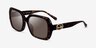 Coach HC8329U C6188 Dark Tortoise AcetateSunglass Frames from EyeBuyDirect, Angle View