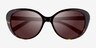 Coach HC8348U Cd479 Écaille Noire AcétateSoleil de Lunette de vue d'EyeBuyDirect, Vue Rapprochée