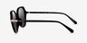 Coach HC8377U Cl928 Noir AcétateSoleil de Lunette de vue d'EyeBuyDirect, Vue de Côté