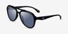 Coach HC8406U Cw183 Noir PlastiqueSoleil de Lunette de vue d'EyeBuyDirect, Vue d'Angle
