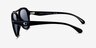 Coach HC8406U Cw183 Noir PlastiqueSoleil de Lunette de vue d'EyeBuyDirect, Vue de Côté