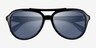 Coach HC8406U Cw183 Noir PlastiqueSoleil de Lunette de vue d'EyeBuyDirect, Vue Rapprochée