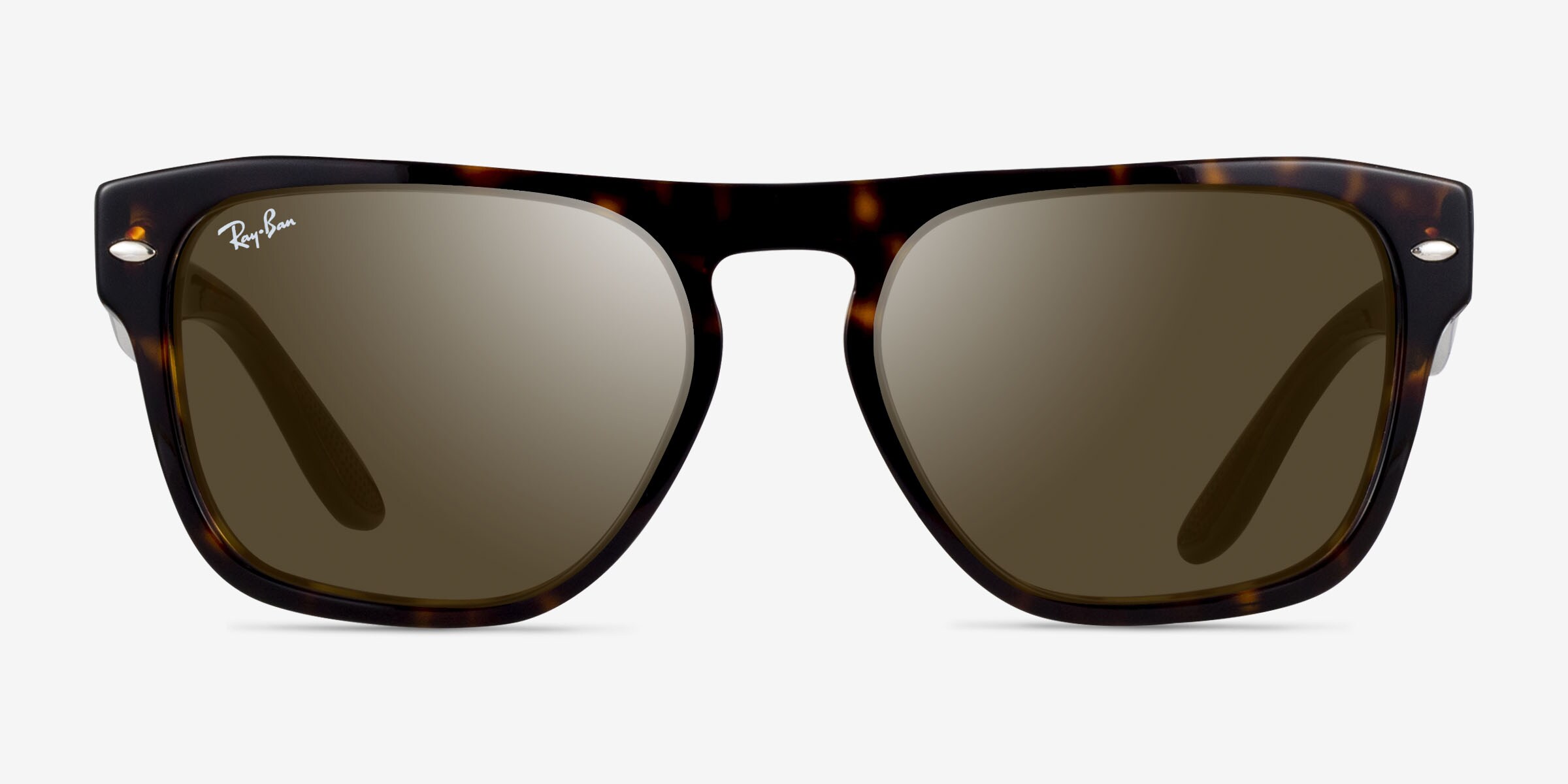 Ray-Ban RB4407 - Square Black Frame Prescription Sunglasses