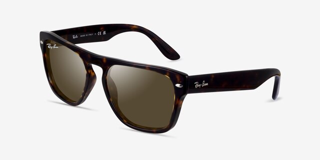 Ray-Ban RB4407 Tortoise PlasticSunglass Frames from EyeBuyDirect, Angle View