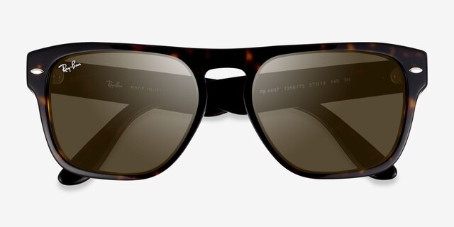 Ray-Ban RB4407 Tortoise PlasticSunglass Frames from EyeBuyDirect, Closed View