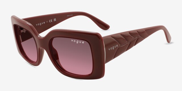 Vogue Eyewear VO5481S Full Bordeaux PlasticSunglass Frames from EyeBuyDirect, Angle View