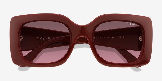 Vogue Eyewear VO5481S Full Bordeaux PlasticSunglass Frames from EyeBuyDirect, Closed View